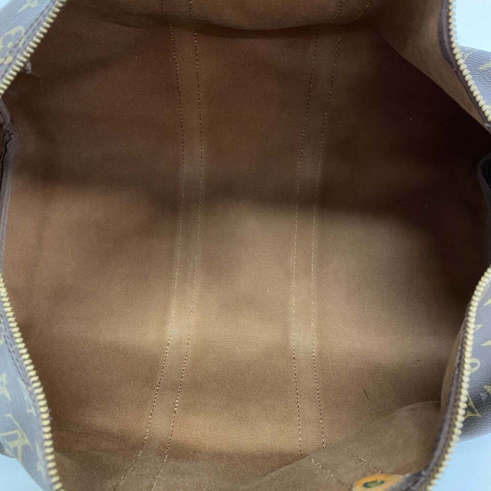 LOUIS VUITTON Authentic Brown Monogram Keepall 45 Boston Bag - Picture 4 of 14